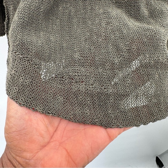 Eileen Fisher Slouchy Olive Green Sweater size XS - Picture 5 of 8